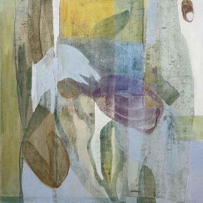 Minne, 100x100 maleri