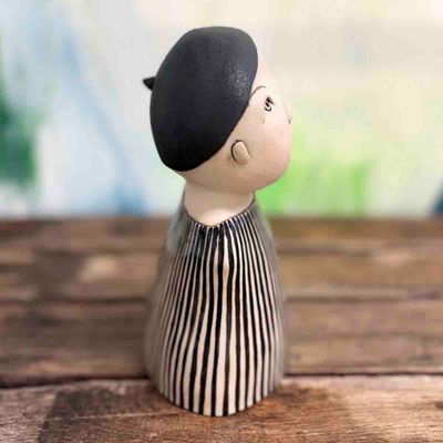 Lykkefnugg, skulptur ca 21 cm (02)