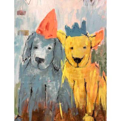 Festivitas, 120x80 maleri
