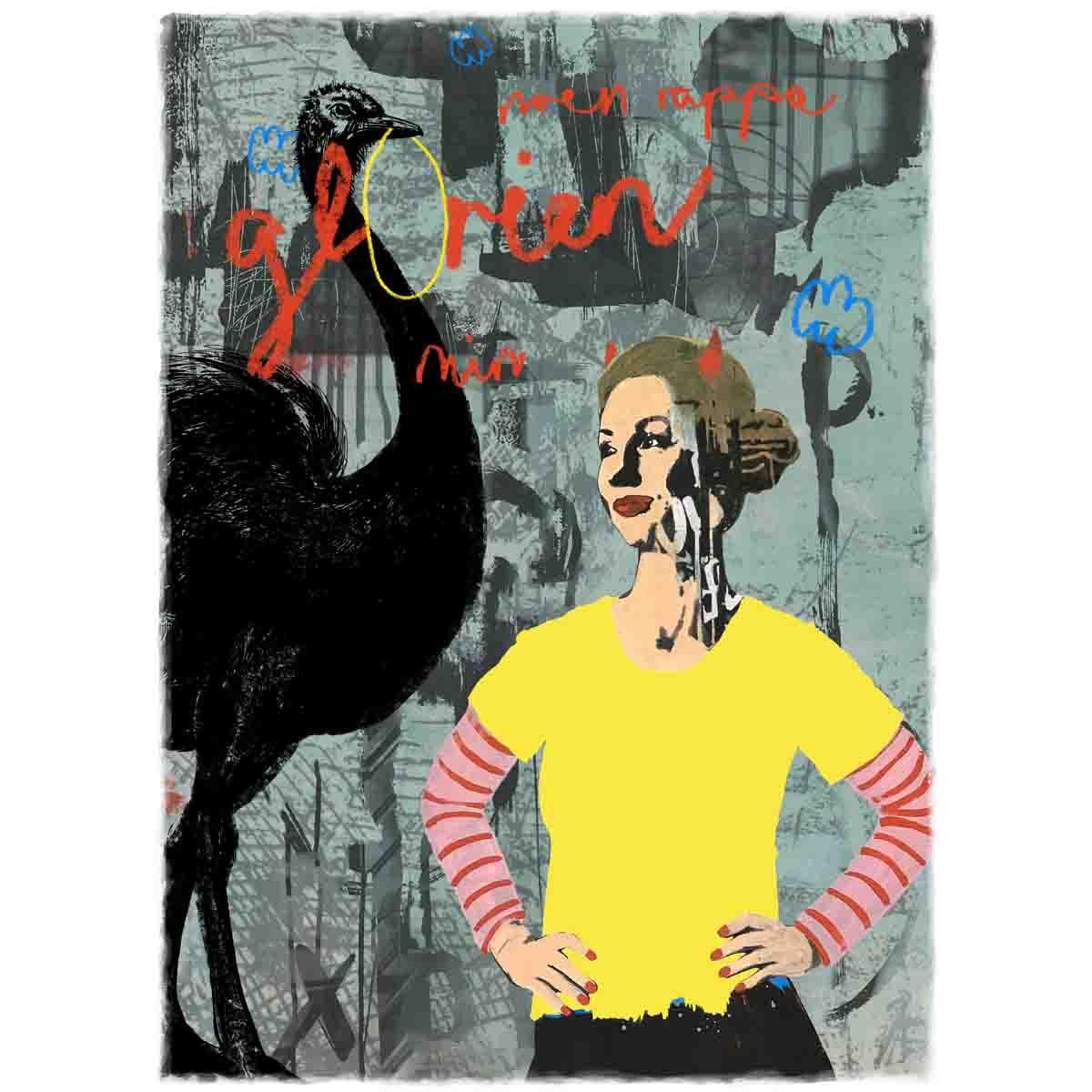 Noen rappa glorien min (30x40cm) kunstplakat NYHET!