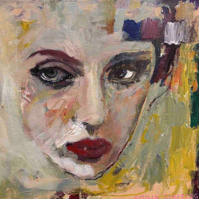 Hovedbilde Unbroken, 30x30 cm maleri