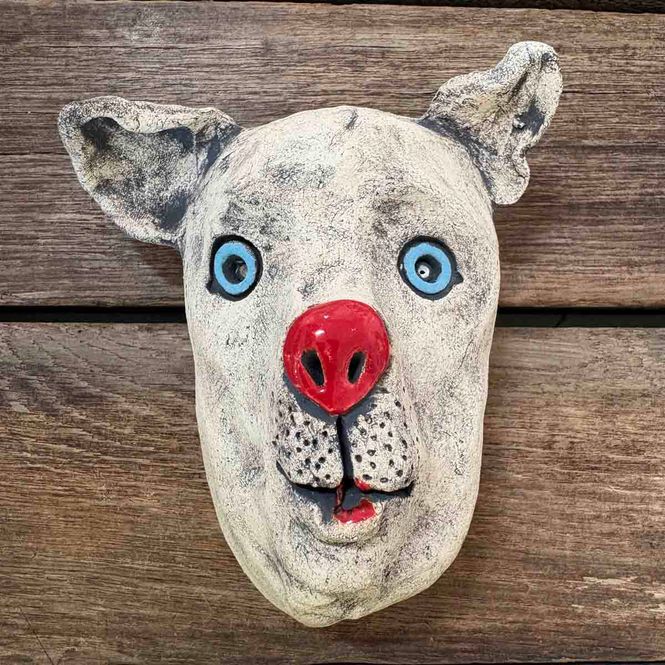 Hovedbilde Dågg-Ove, skulptur vegg ca 13 cm (09)