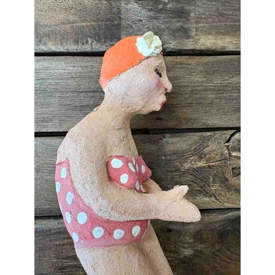 Stuper Else, skulptur vegg 33 cm