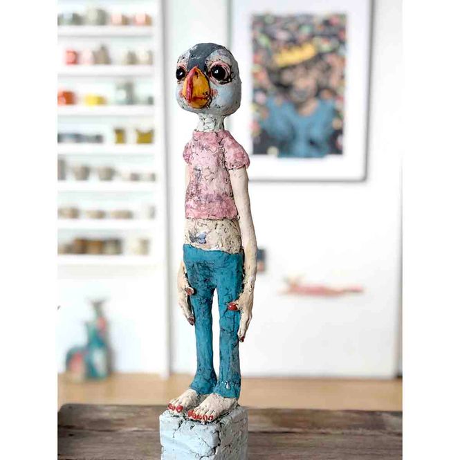 Hovedbilde The Puffin Chick, skulptur 54 cm