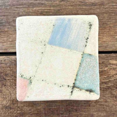 Kunstkloss, skulptur vegg ca 9x9x4.5 (U-617)