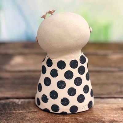 Lykkefnugg, skulptur ca 16 cm (07)