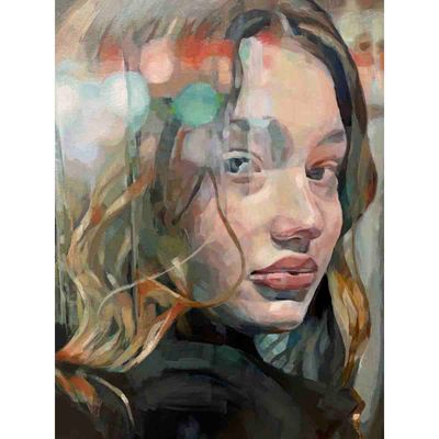 Found you, 100x80 maleri