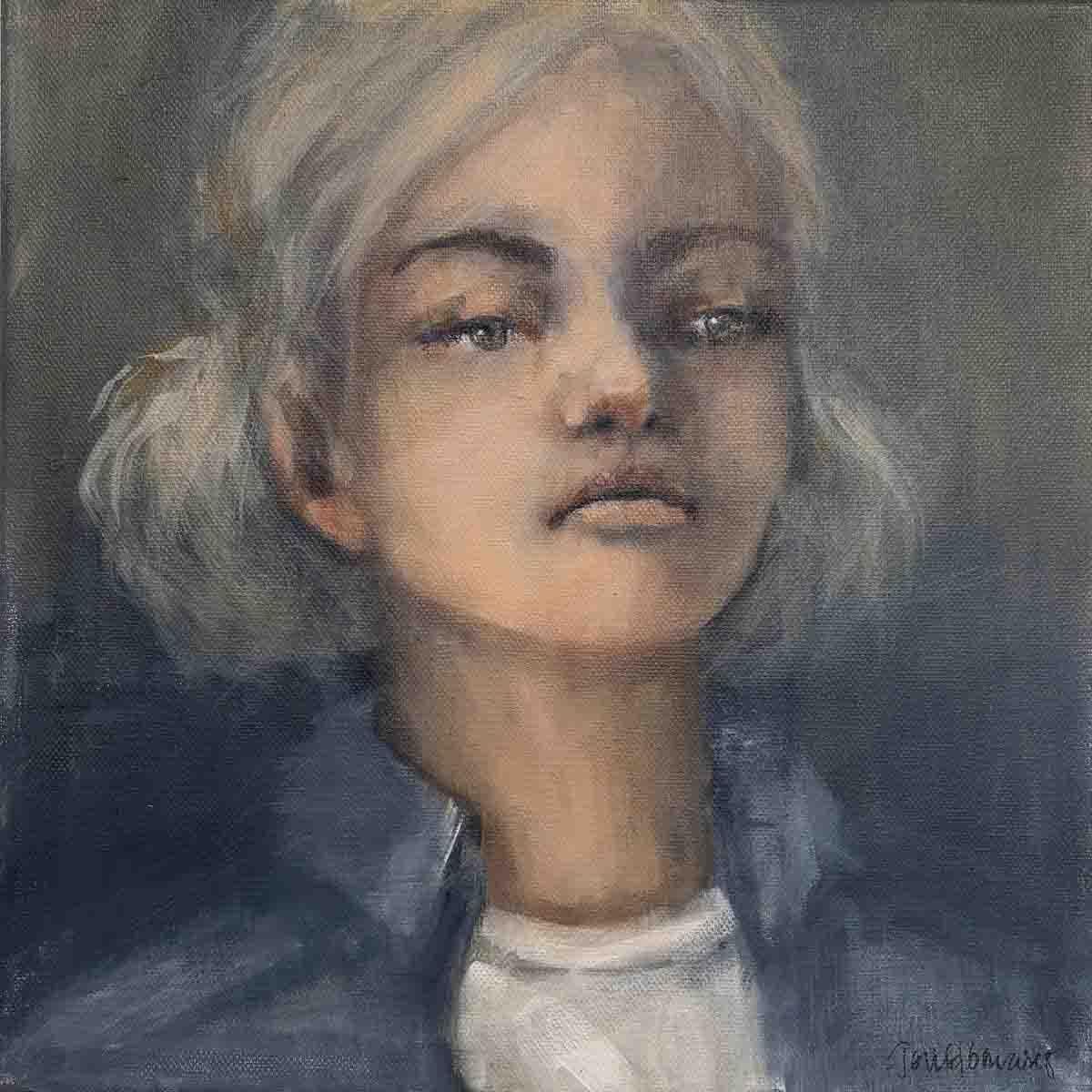 Attitude (I), 30x30 maleri