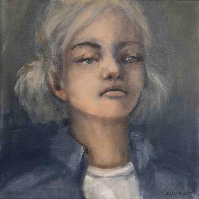Attitude (I), 30x30 maleri