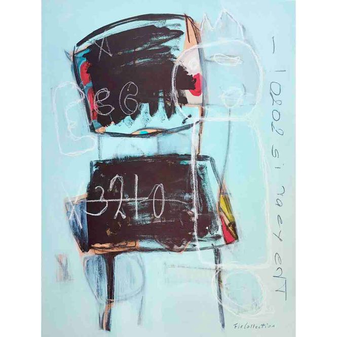 Hovedbilde The turquoise room, giclée 46x35