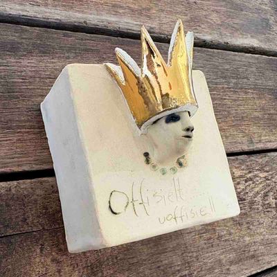 Kunstkloss, skulptur vegg ca 9x9 (M-601)