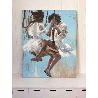 Duften av juli, 100x80 maleri