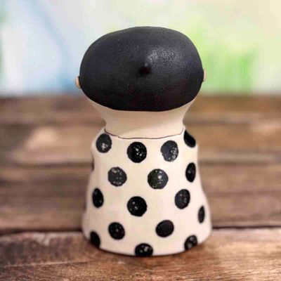 Lykkefnugg, skulptur ca 16 cm (09)
