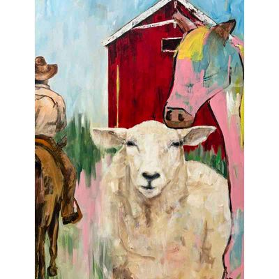 Farm life, 150x100 maleri