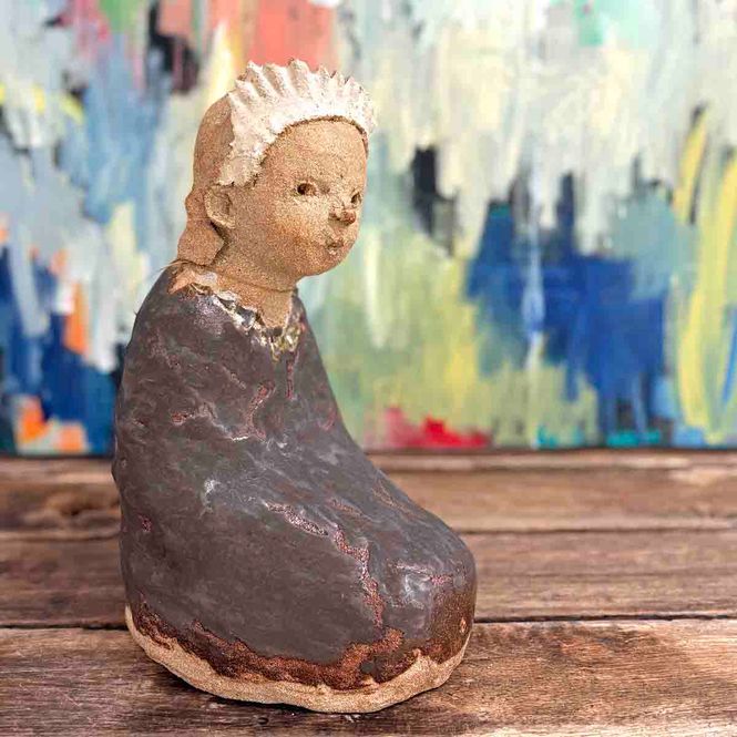 Hovedbilde Jeg er våren, skulptur 29 cm høy 