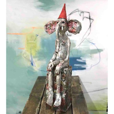 Elefant, skulptur 62 cm